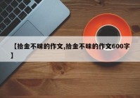 【拾金不昧的作文,拾金不昧的作文600字】