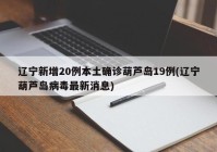 辽宁新增20例本土确诊葫芦岛19例(辽宁葫芦岛病毒最新消息)