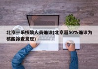 北京一采核酸人员确诊(北京超50%确诊为核酸筛查发现)