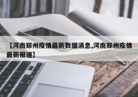 【河南郑州疫情最新数据消息,河南郑州疫情最新报道】