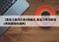 【黑龙江黑河已有8例确诊,黑龙江黑河新增1例初筛阳性病例】