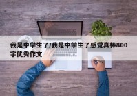 我是中学生了/我是中学生了感觉真棒800字优秀作文